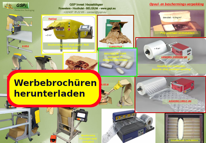 Werbebroschüren für Verpackungslösungen